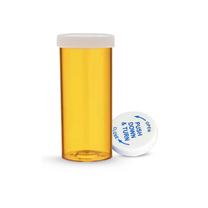 Tablet Vials Amber 6 Drachm CRC (Per 50)