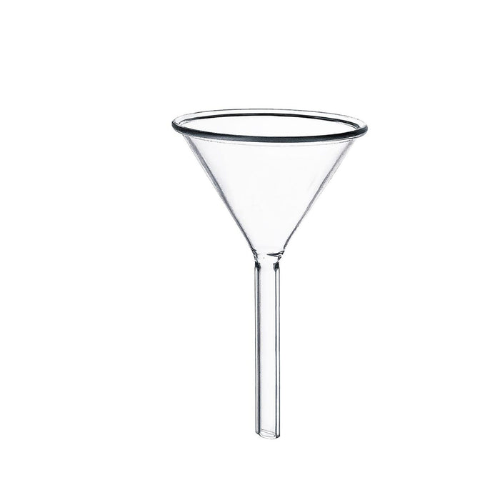 Clear Borosilicate Glass Funnel 100mm