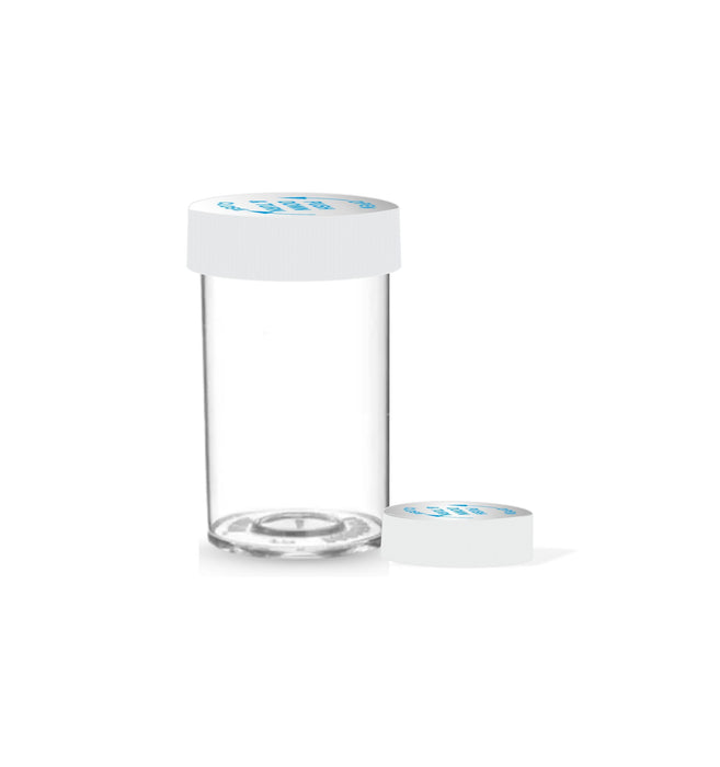 Tablet Vials Clear Child Resistant 12 Drachm Per 25