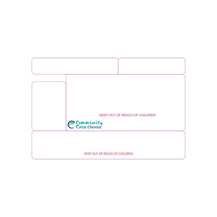 Dispensing Label Community Care Chemist
