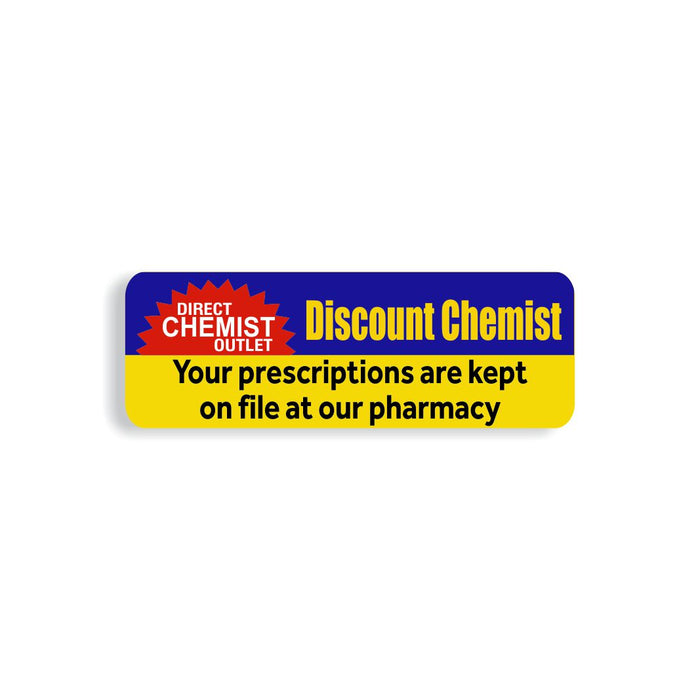 Direct Chemist Outlet Webster Label