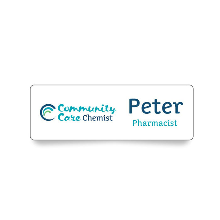 Community Care Chemist Name Badges Magnetic
