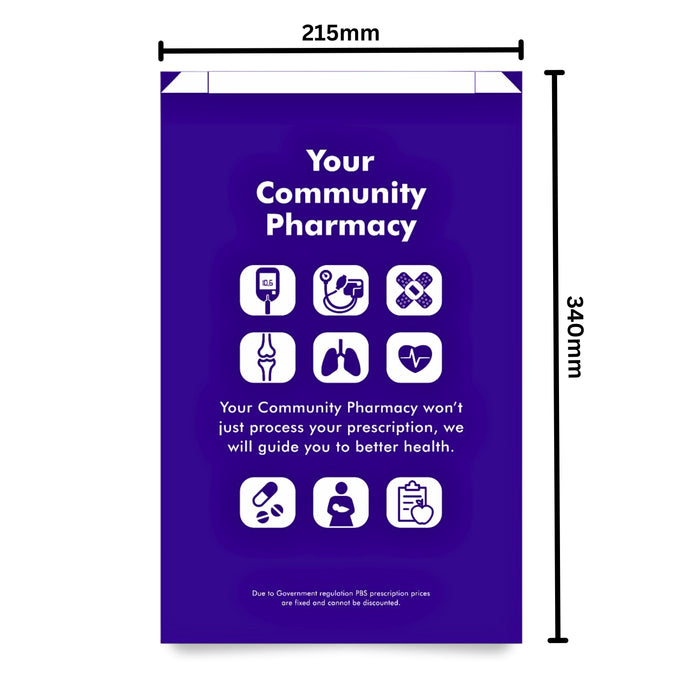 Paper Bags Large Generic Your Community (OOS Until Nov. 18)