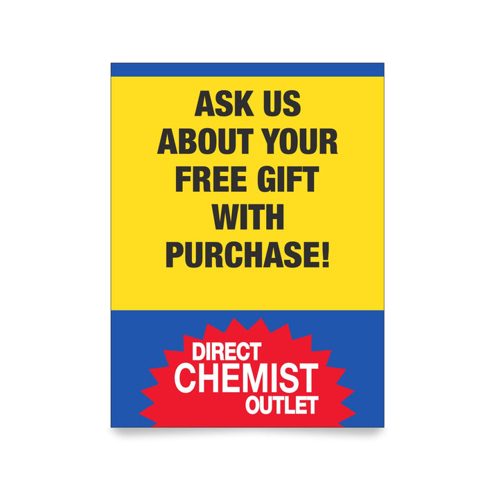 Free Gift Shelf Talker