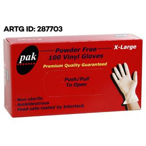 Vinyl Clear Gloves - XLarge