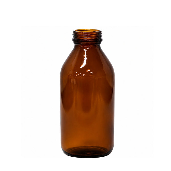 100ml Amber Glass Liquid Bottles 28mm