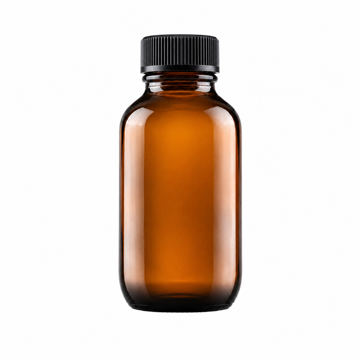 100ml Amber Glass Tablet Bottles Screw Cap