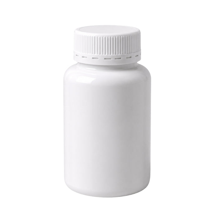 150ml HDPE White Plastic Tablet Bottles Tampertell Lids