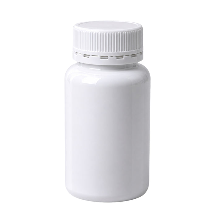 250ml HDPE White Plastic Tablet Bottles Tamper Evident