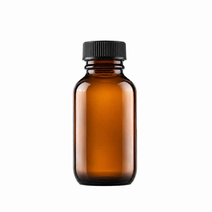50ml Amber Glass Tablet Bottles Screw Cap