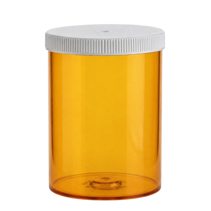 20 Drachm Amber Tablet Vials with Screw Cap