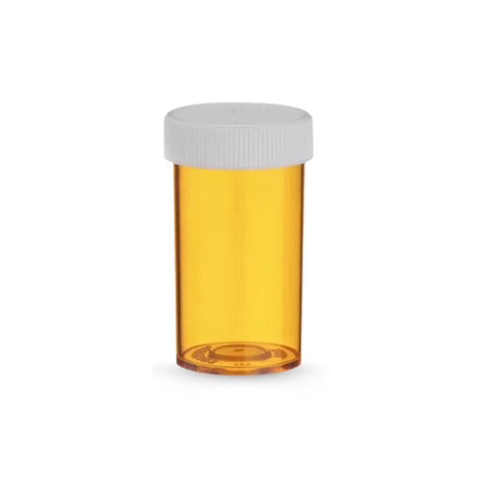 Tablet Vials Amber 8 Drachm Screw cap (Per 50)
