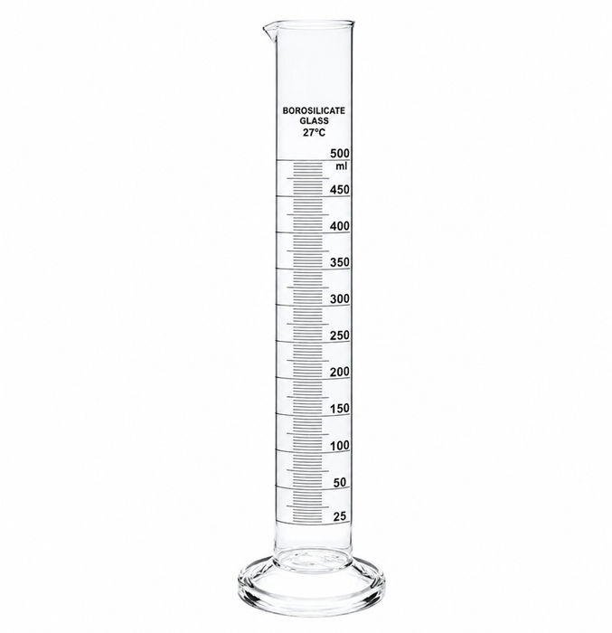 Measuring Cylinder Glass Borosilicate High Quality 500ml