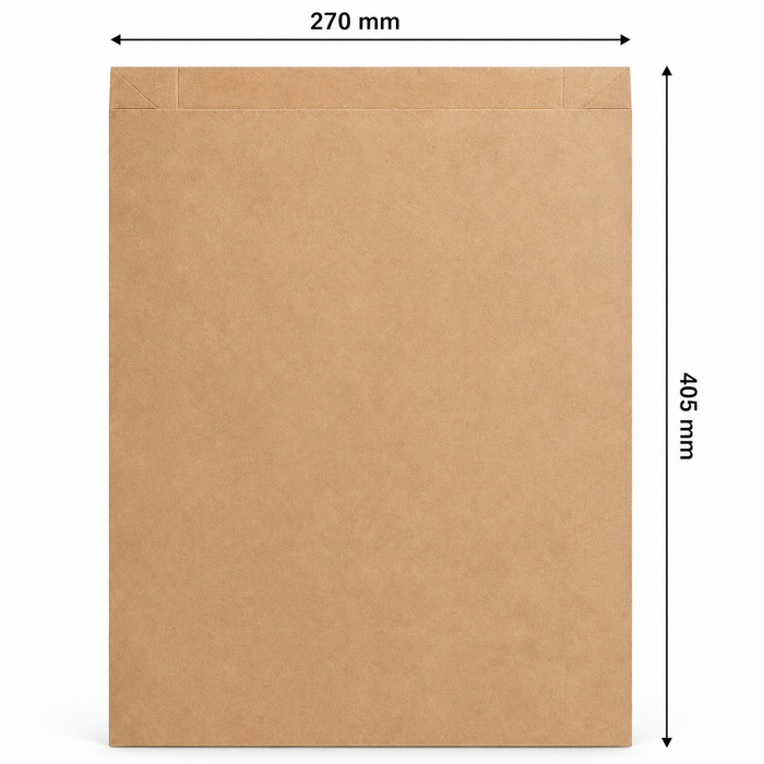 Paper Bags Blank Brown Extra Large