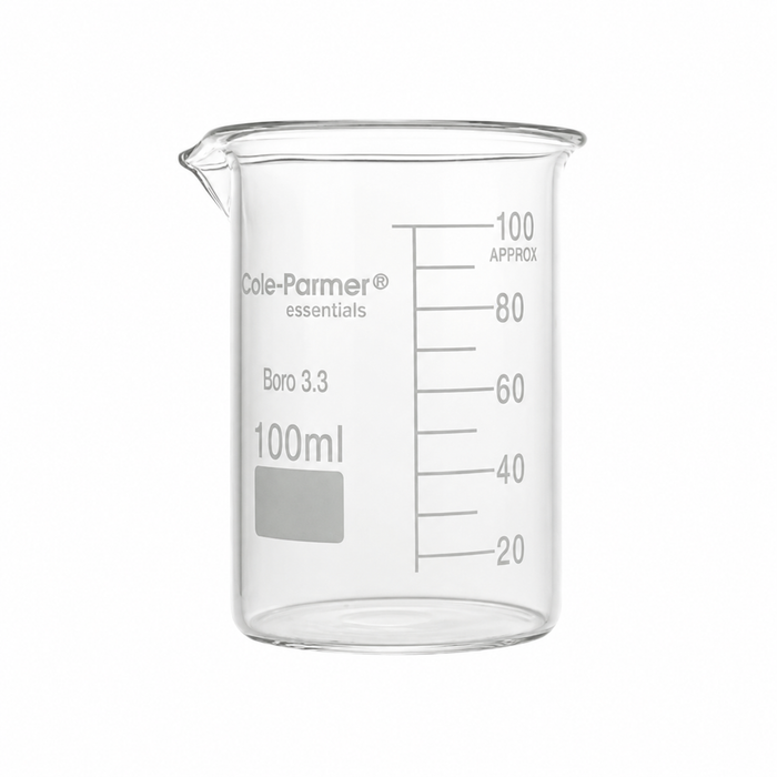 Glass Beakers Low Form Borosilicate 100ml