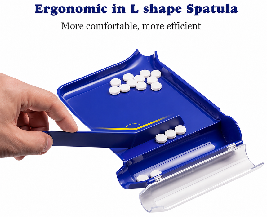 Counting Tray with Spatulas Left Handed
