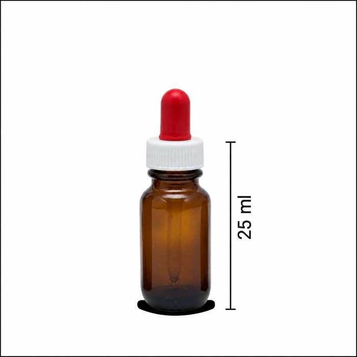 25ml Amber Glass Drop Dispensing Bottles