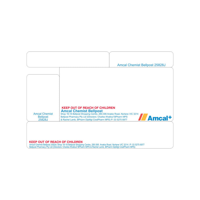 Dispensing Labels Amcal Chemist Bellpost