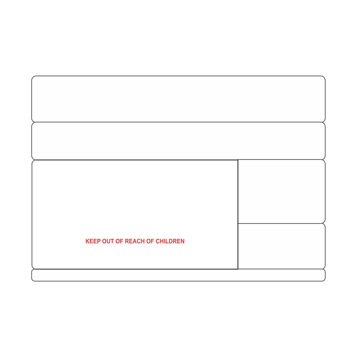Dispensing Label Format Dispensing Labels Blank LOTS — Total Pharmacy