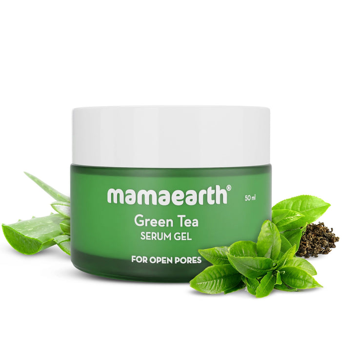 Green Tea Serum Gel with Green Tea & Collagen for Open Pores 50ml