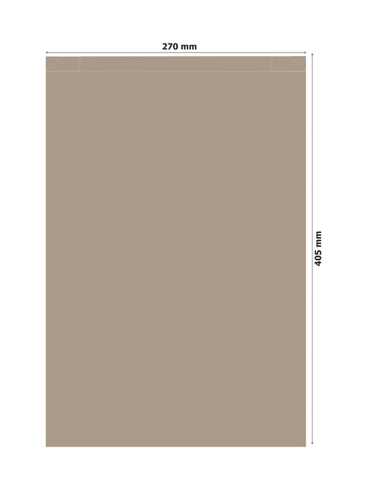 Paper Bags Blank Brown Extra Large