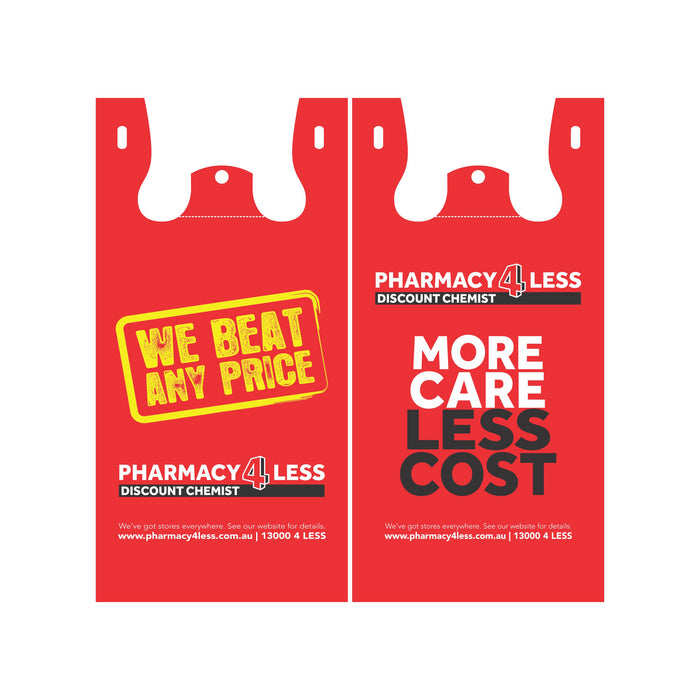 Plastic Bags Extra Large Reusable Pharmacy4Less