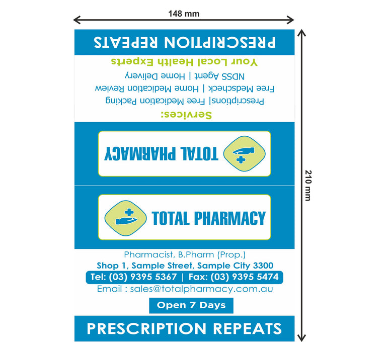 Customised Repeat Backings (A5)