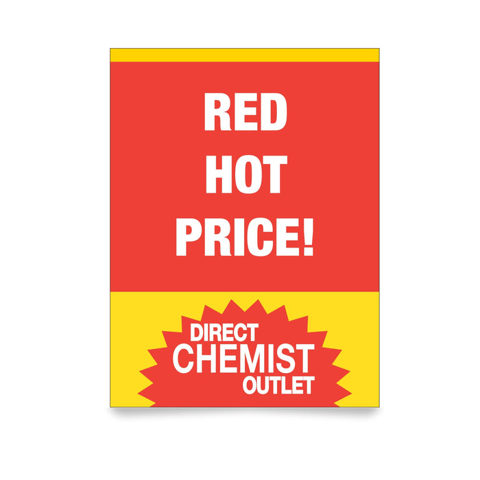 Red Hot Price Shelf Talker