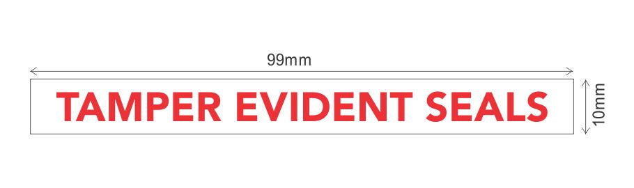 Tamper Evident Seals (99x10mm)