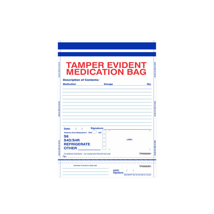 Security Plastic Bags Small (280x390mm)