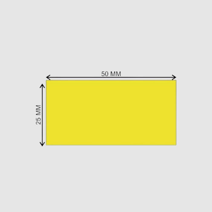Shelf Label Tags Yellow Thermal