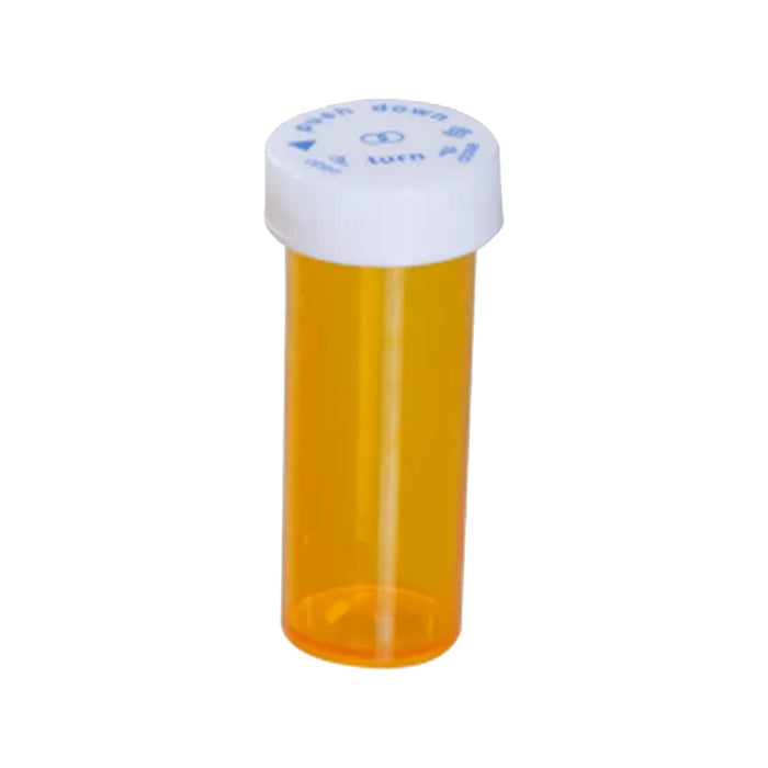 Tablet Vials Amber 6 Drahm CRC Cap Per 100 (15% Further Discount)