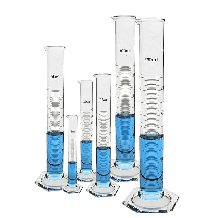 Glass Measuring Cylinder Borosilicate High Quality Glass (Pack of 1) Grade A