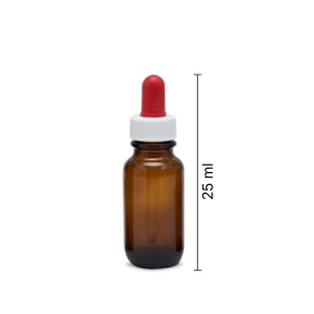 25ml Amber Glass Drop Dispensing Bottles