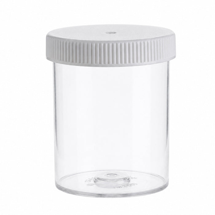 16 Drachm Clear Tablet Vials with Screw Cap