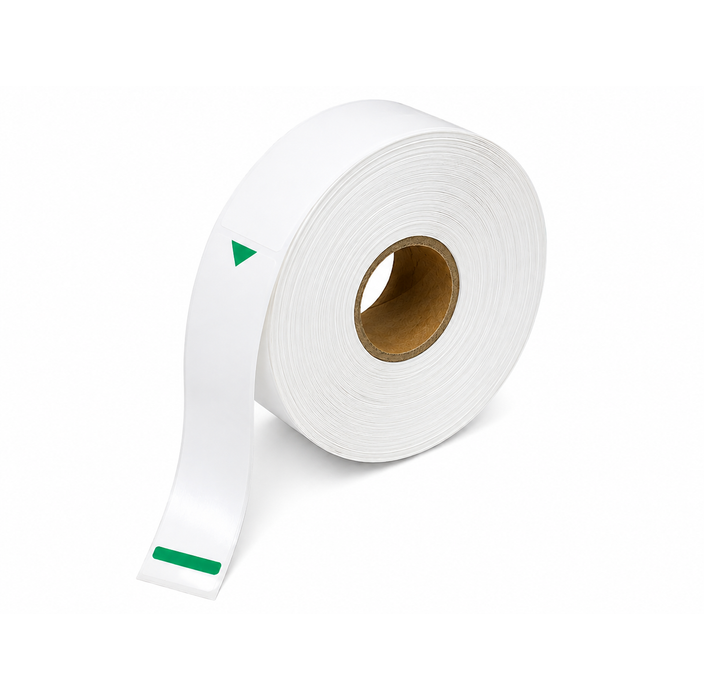 White Clear Flag Labels