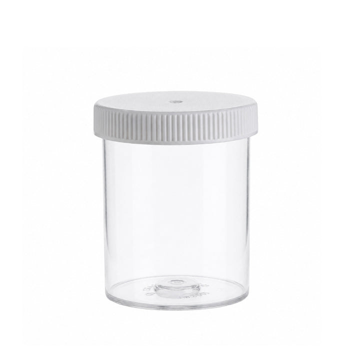 8 Drachm Clear Tablet  Vials with Screw Cap