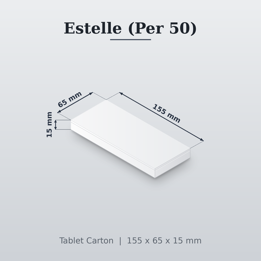 Tablet Cartons Estelle Size