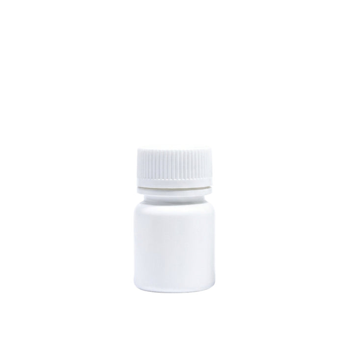 30ml White Plastic Tablet Bottles CRC Finish