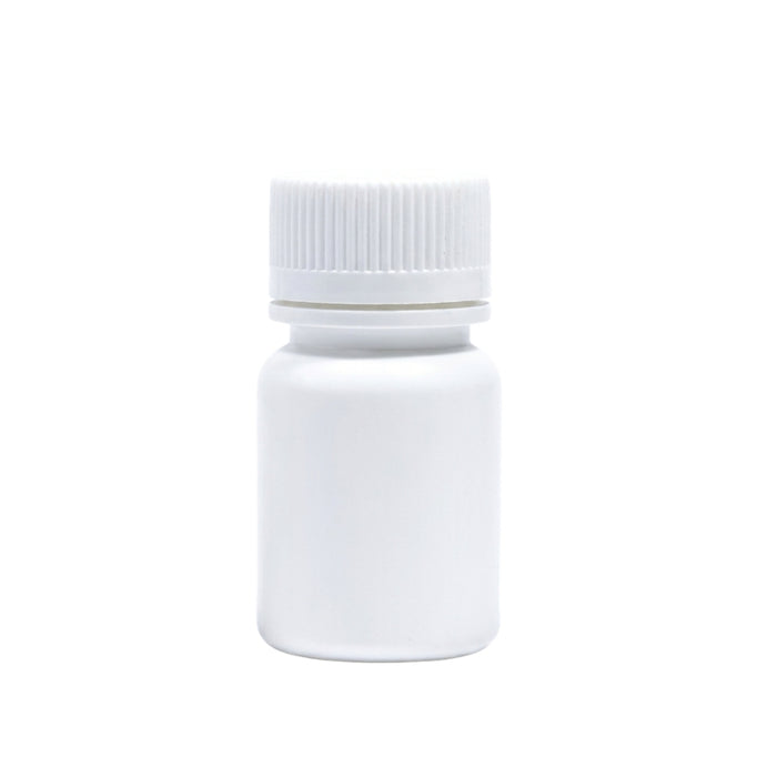 50ml White Plastic Tablet Bottles CRC Finish