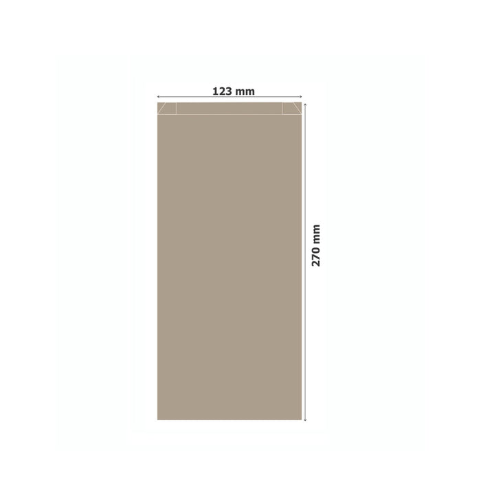 Paper Bags Blank Brown Medium