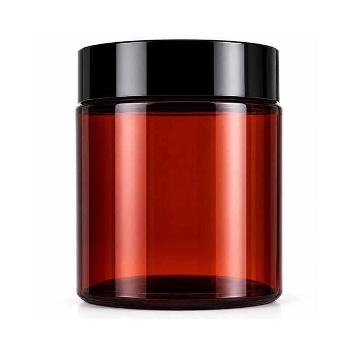 100g Amber Glass Ointment Jars