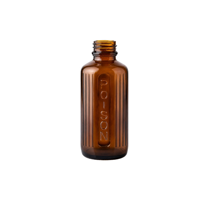 50ml Amber Glass Poison Bottle 24mm