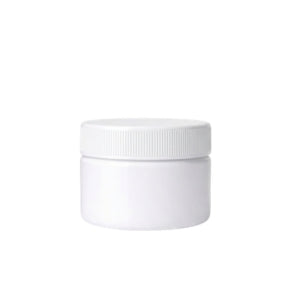50g white Plastic Ointment Jars screw finish