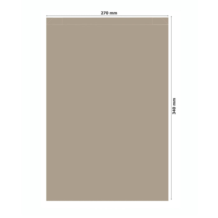 Paper Bags Blank Brown Extra Large