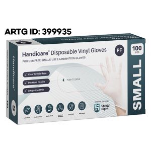 Handicare Disposable Vinyl Gloves - Small