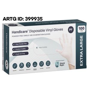 Handicare Disposable Vinyl Gloves - XL