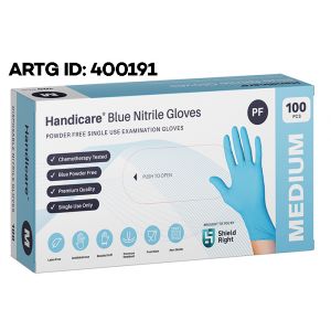 Handicare Disposable Nitrile Gloves - Medium